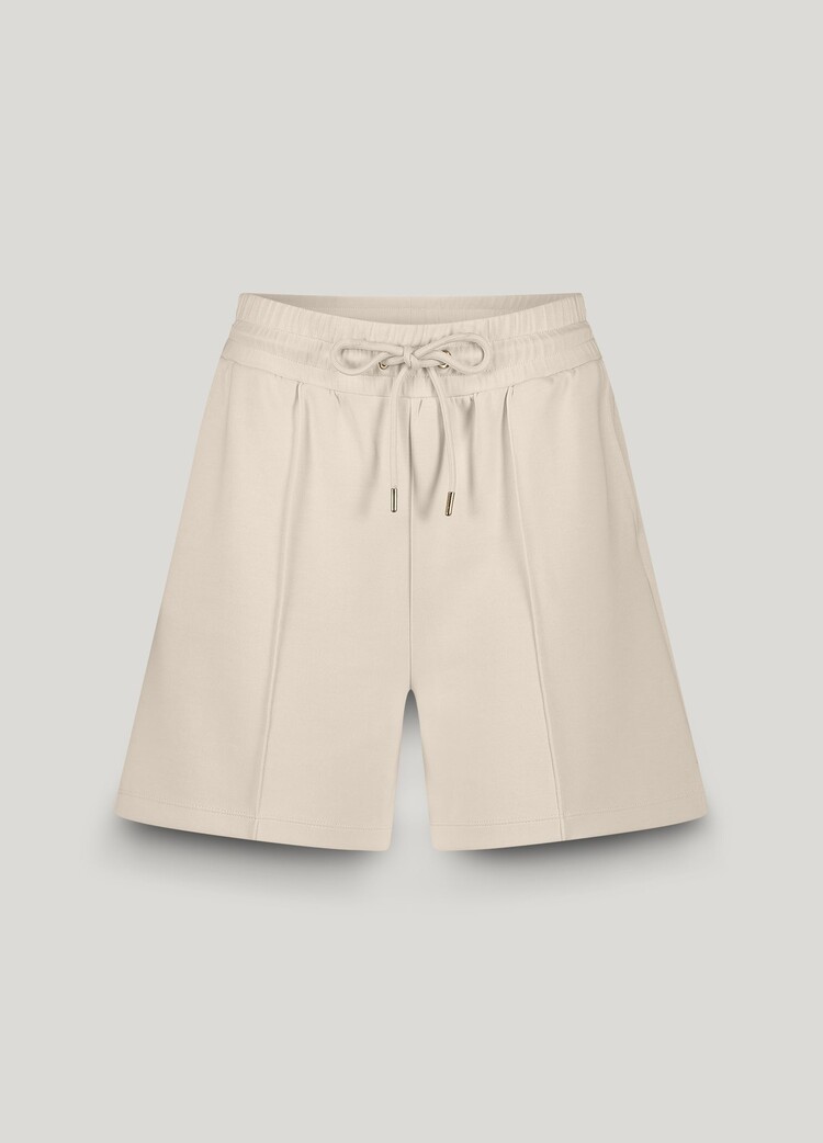 Summum Woman Shorts washed modal scuba ivory Summum Woman