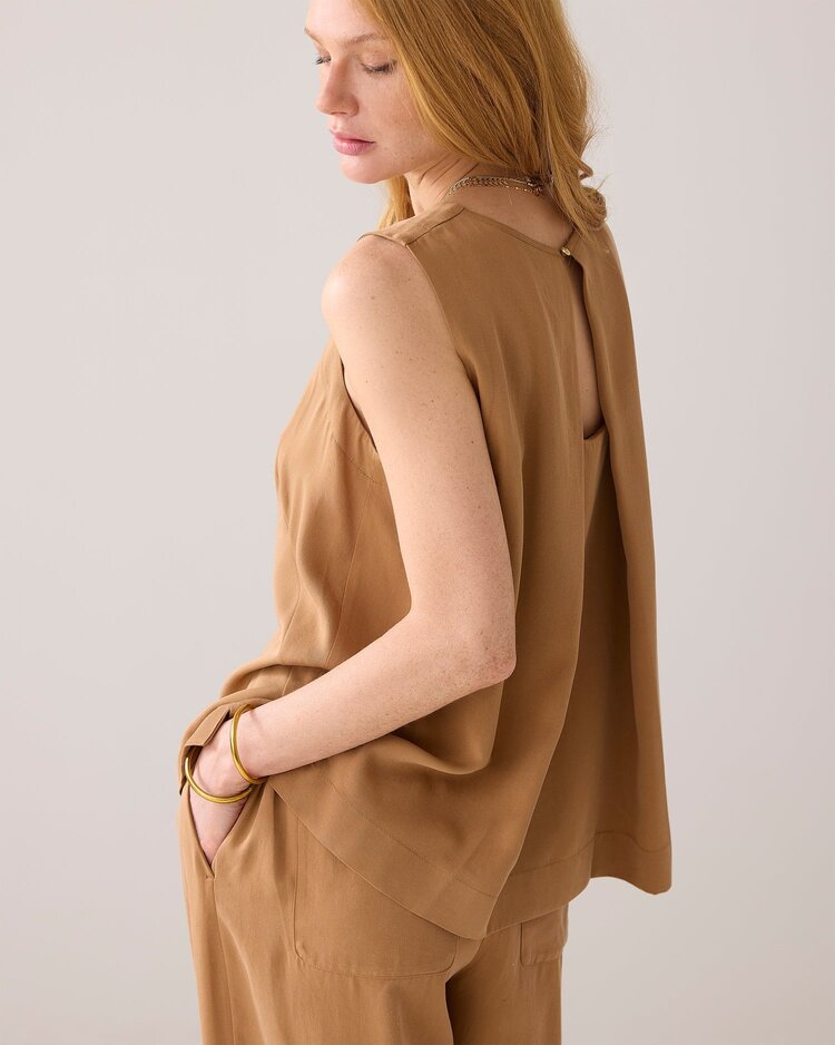 Summum Woman Top tencel peanut Summum Woman