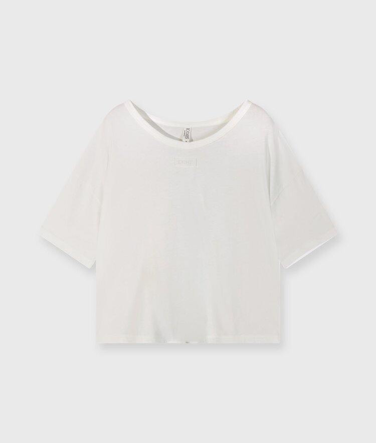 10DAYS Boxy tee ecru 10Days
