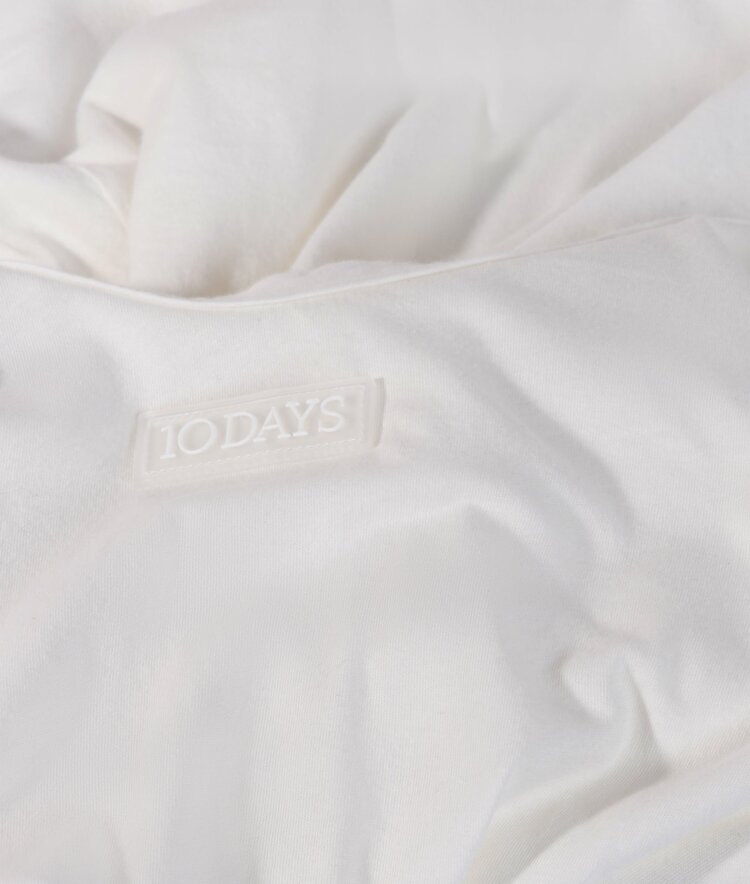 10DAYS Boxy tee ecru 10Days