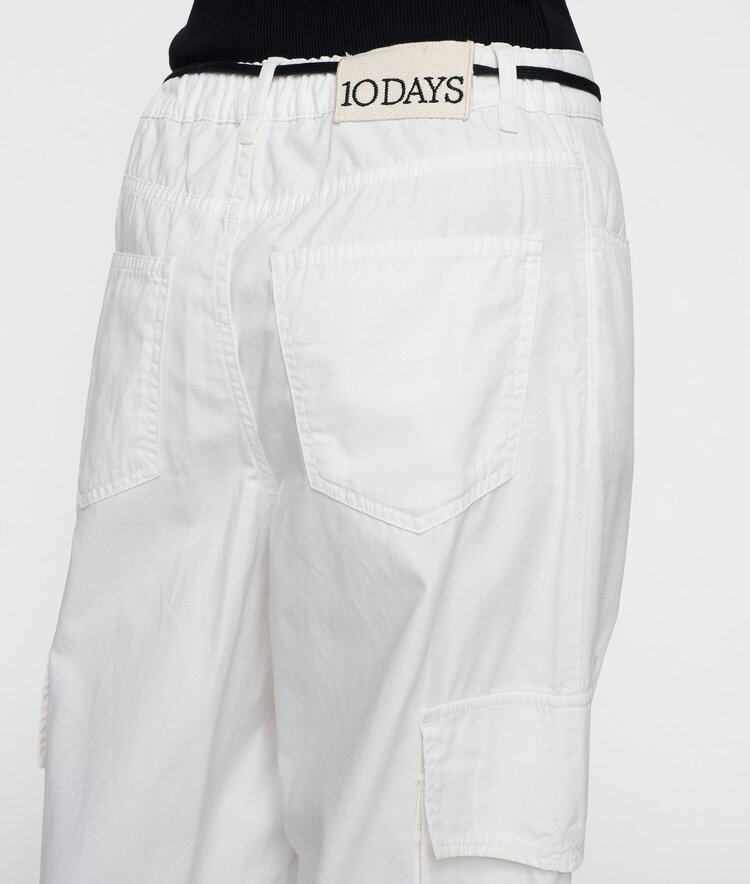 10DAYS Statement safari pants ecru 10Days