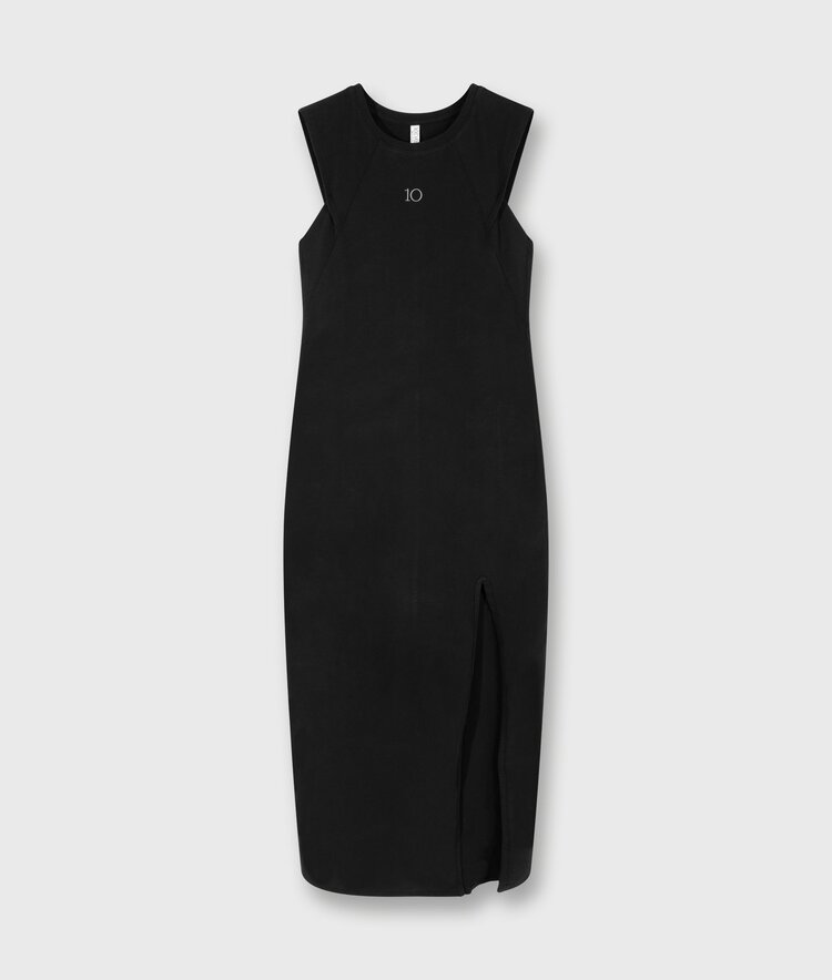 10DAYS Easy sleeveless maxi dress black 10Days
