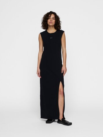 Easy sleeveless maxi dress black