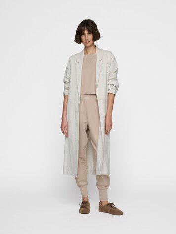 10DAYS Long blazer jersey light grey melee