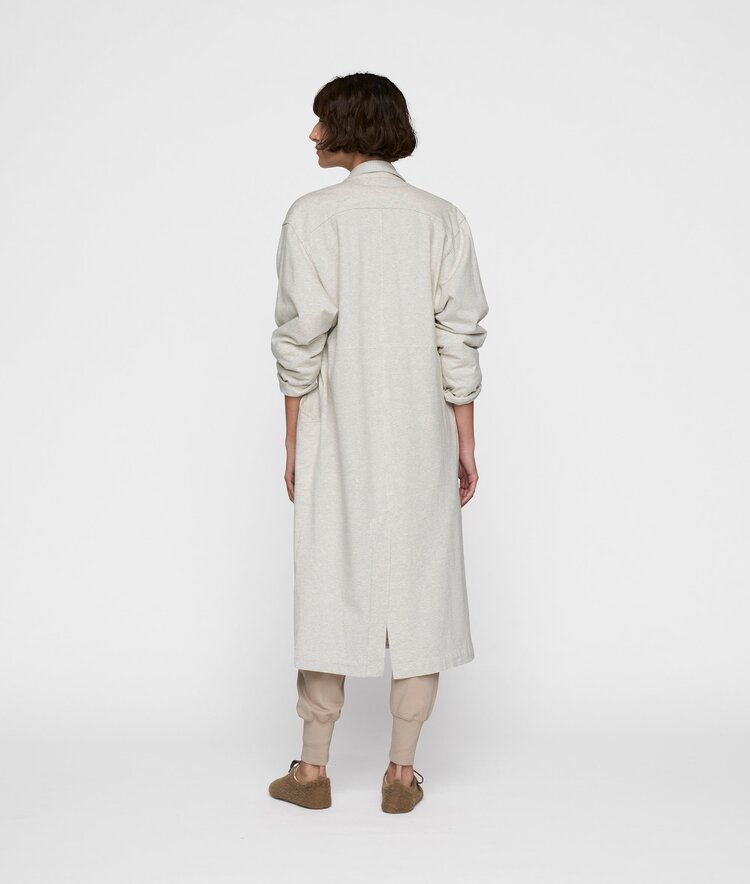 10DAYS Long blazer jersey light grey melee 10Days