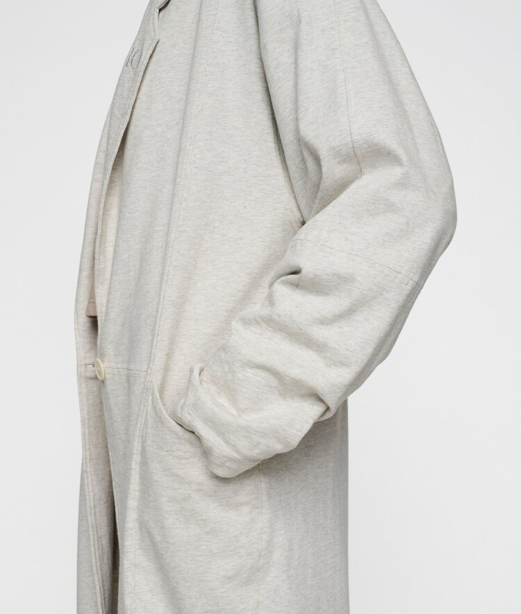 10DAYS Long blazer jersey light grey melee 10Days