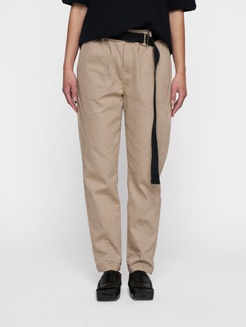 10DAYS Belted pants jog denim rope