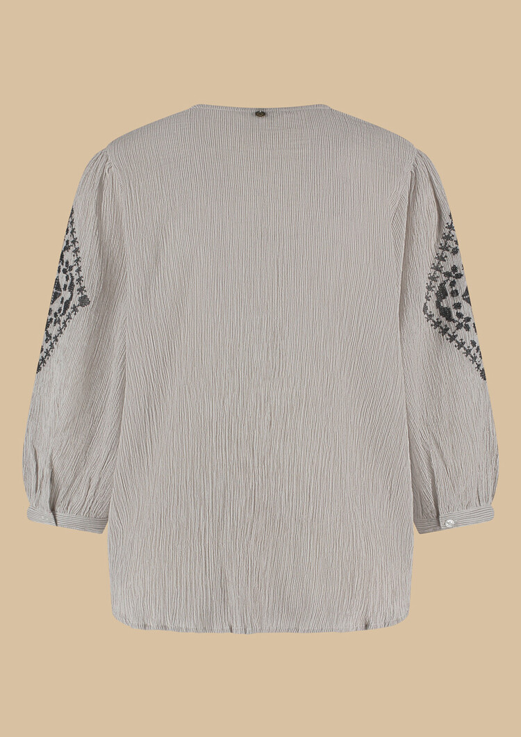 Circle Of Trust Heather blouse nero stripe Circle of Trust