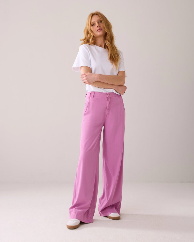 Summum Woman Wideleg skye tencel cyclaam Summum Woman