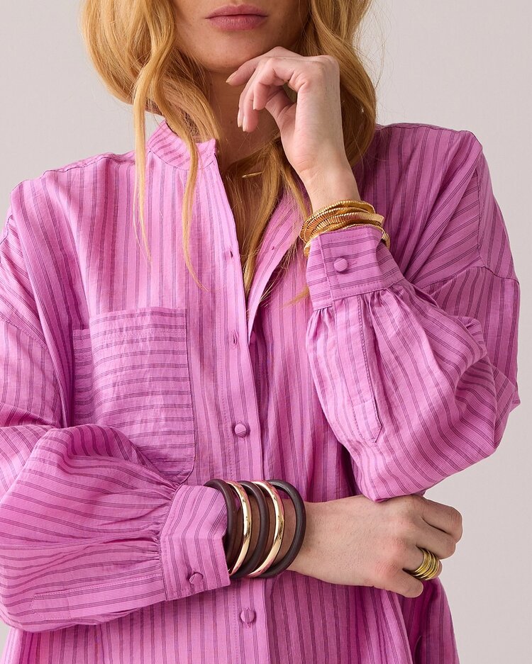 Tunic dress pinstripe cyclaam Summum Woman