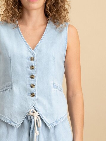 Dani gilet waterfall blue