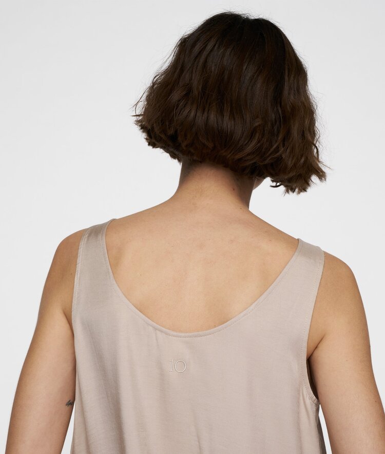 10DAYS Shiny tank top rope 10Days