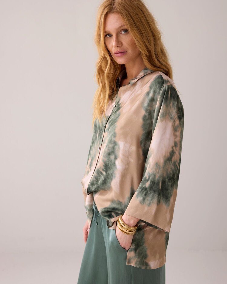 Summum Woman Blouse tie dye print multicolour Summum Woman