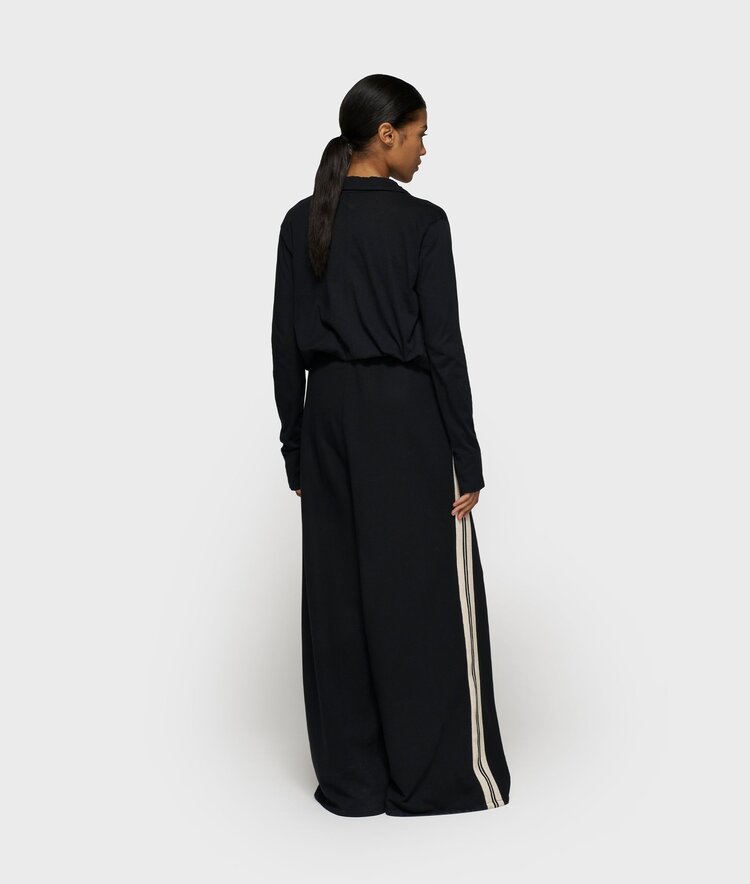 10DAYS Wide pants tape black 10Days
