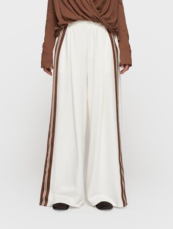 Wide pants tape ecru