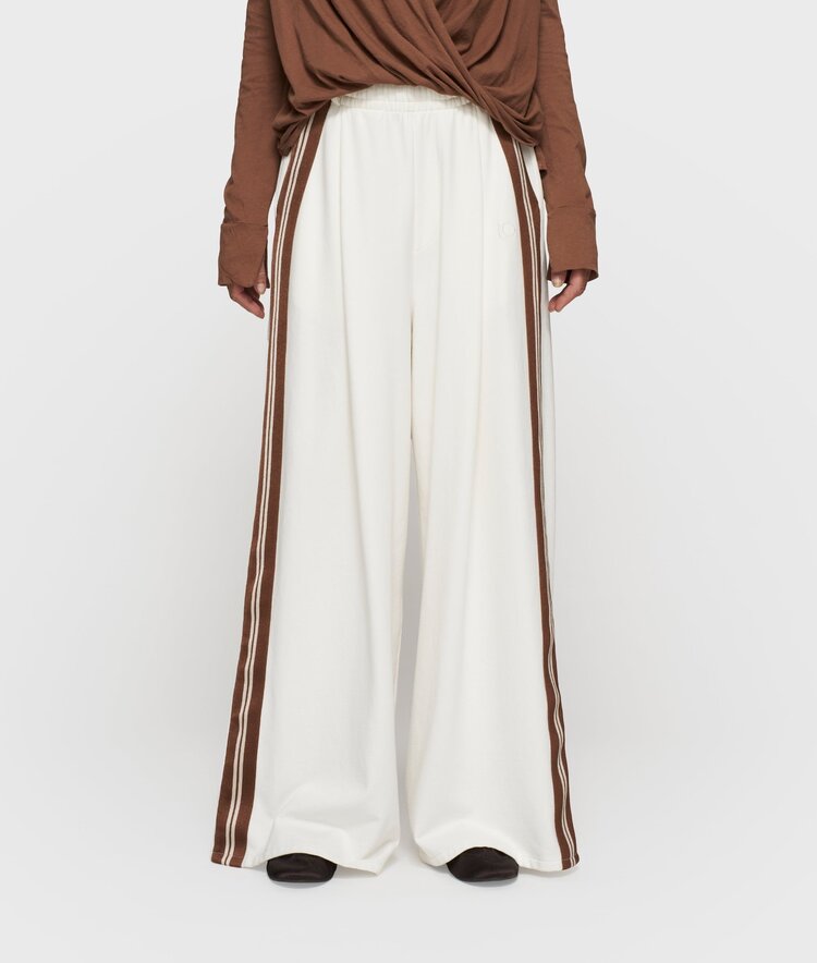 10DAYS Wide pants tape ecru 10Days