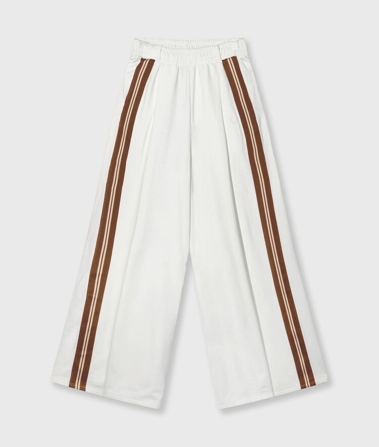 10DAYS Wide pants tape ecru 10Days