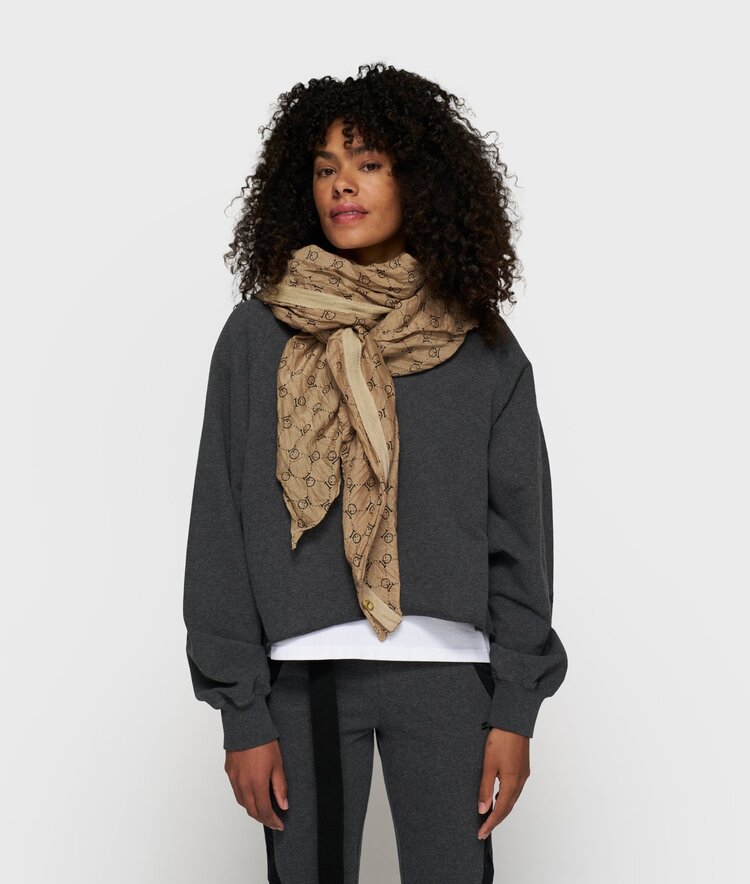 10DAYS Scarf monogram earth 10Days