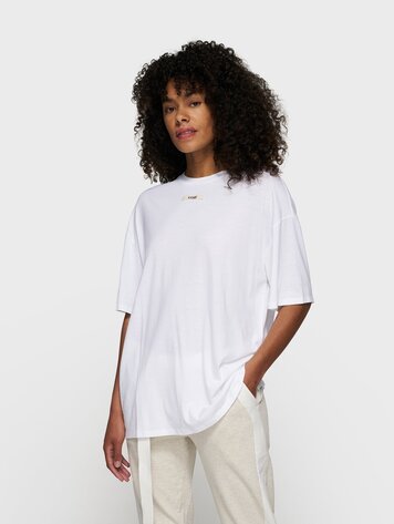 Oversized tee jersey optic white