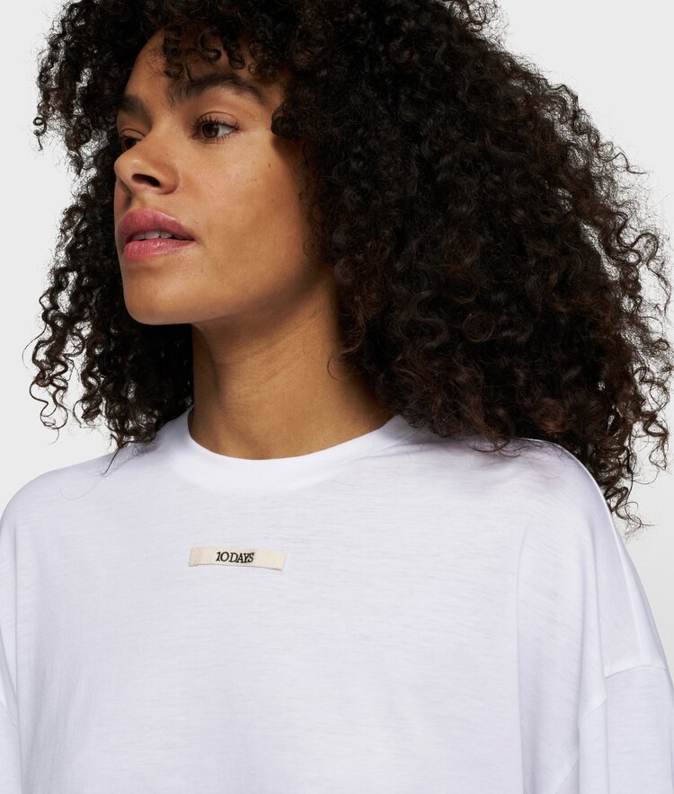 10DAYS Oversized tee jersey optic white 10Days