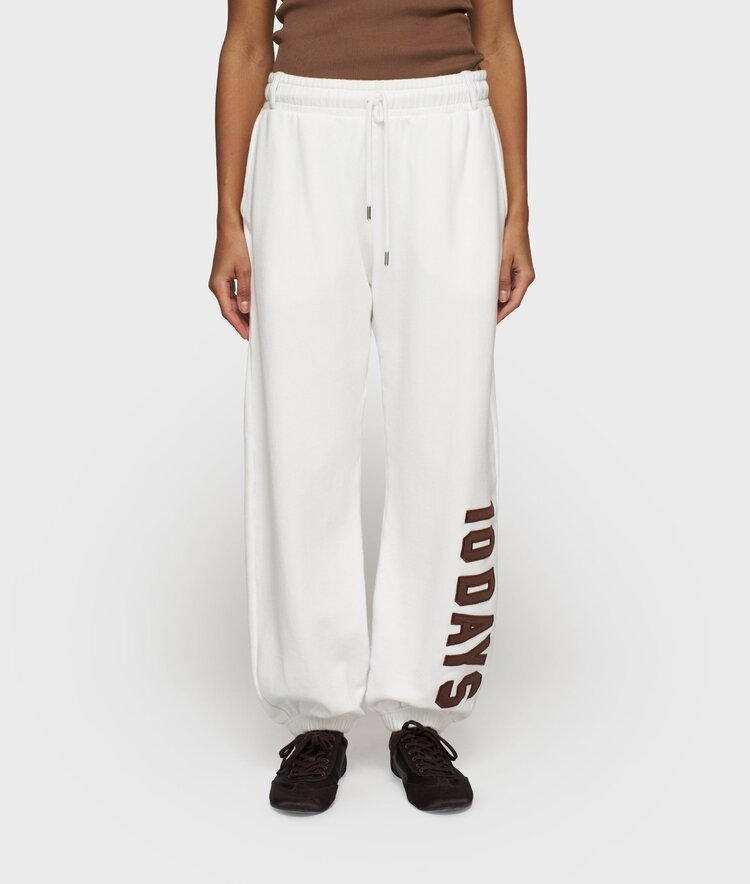10DAYS Bar jogger fleece ecru 10Days