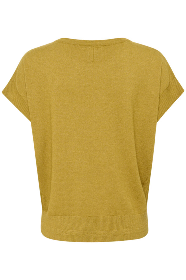 Cream CRDela knit top green moss Cream