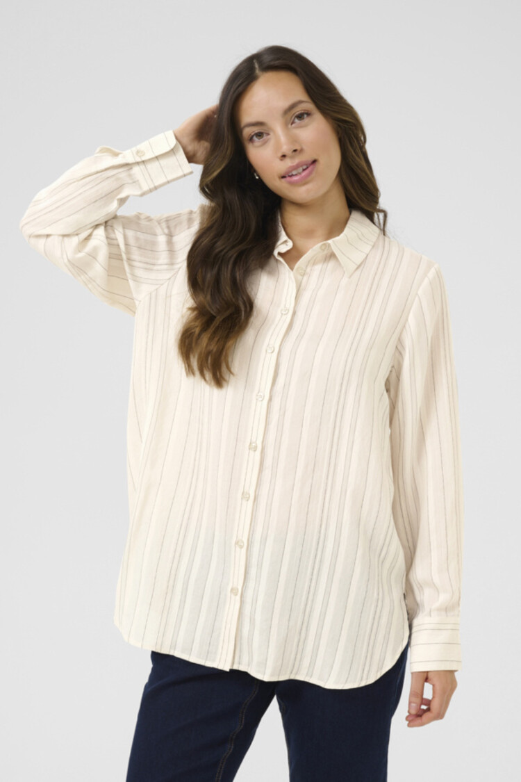 Cream CRVenea Joa shirt birch stripe Cream