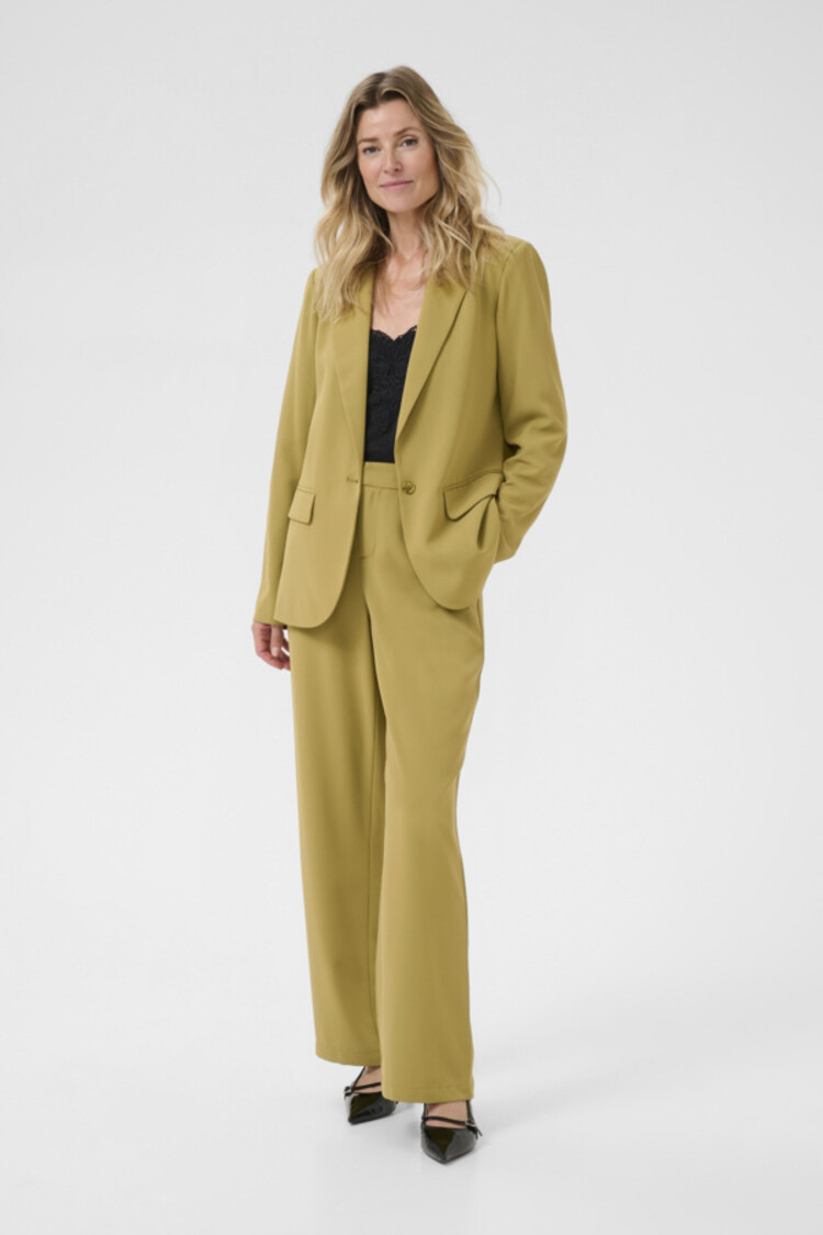 Cream CRCan cocamia pant green moss Cream