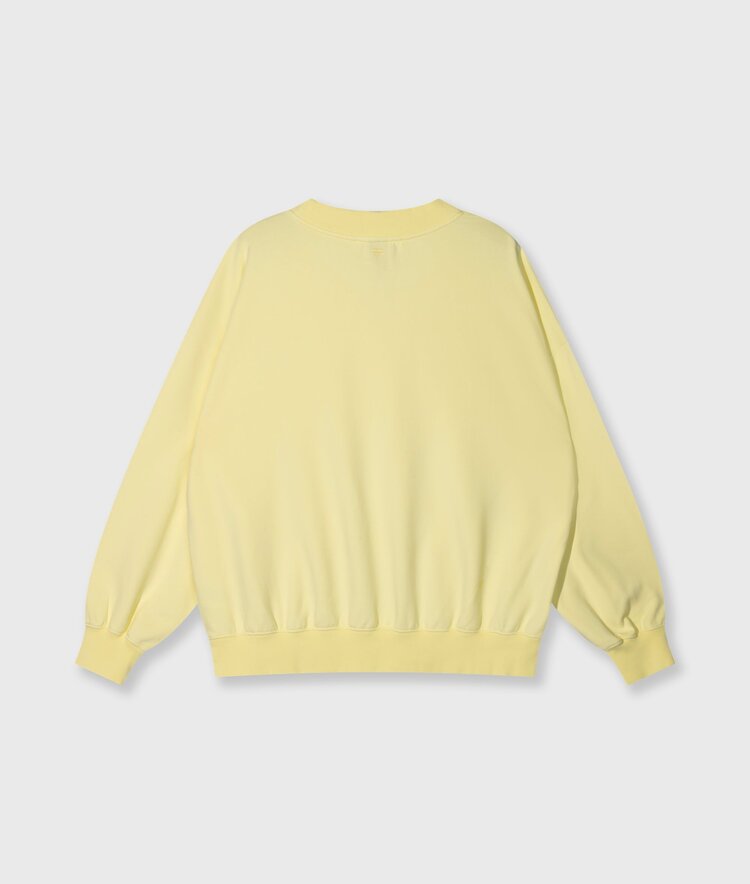 10DAYS Oversized sweater logo pastel yellow 10Days