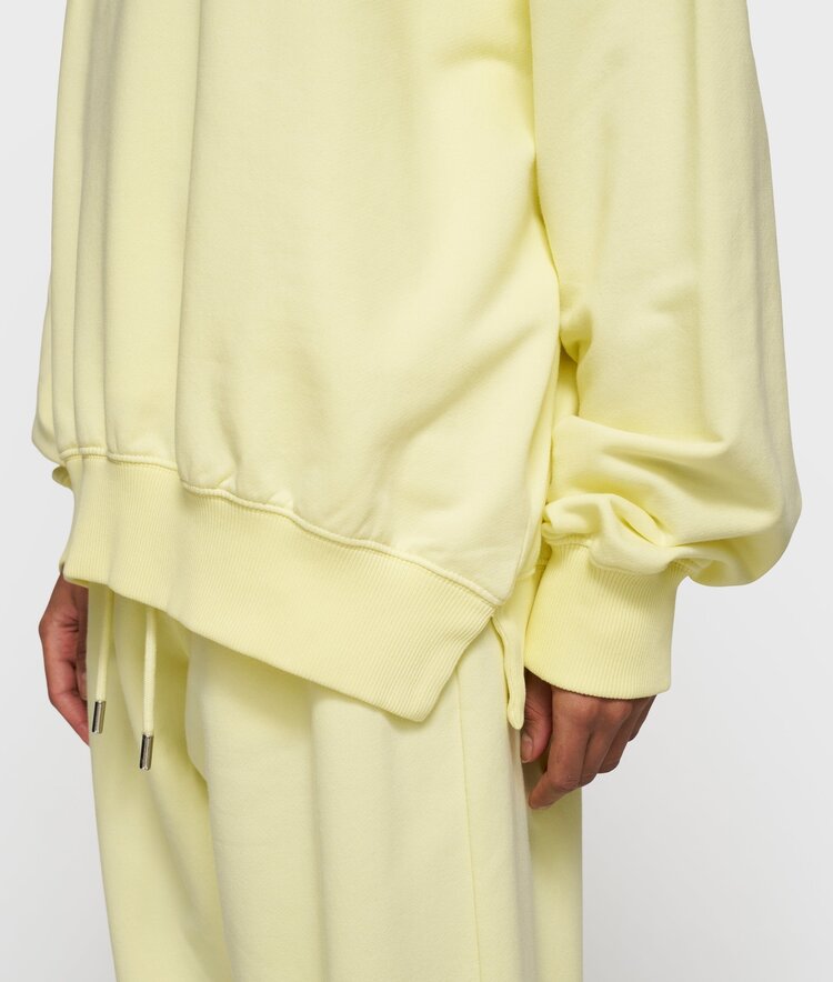 10DAYS Oversized sweater logo pastel yellow 10Days