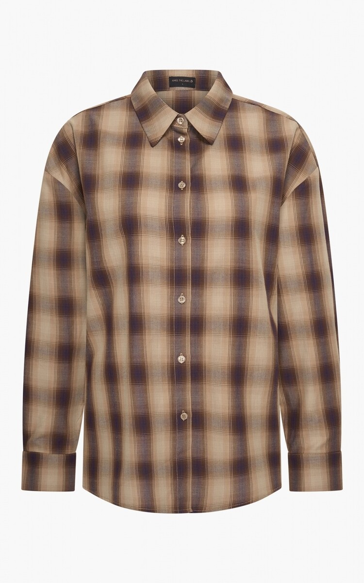 Aímée the label CainA5 blouse brown Aimee the label