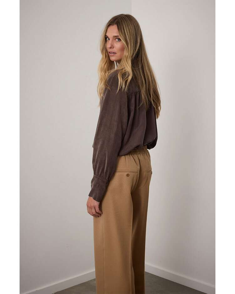 Corel Amsterdam Carmelia pants laminato caramel Corel