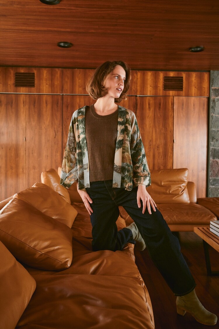 One Hundred Stars Kimono Rivers and Trees Natural One Hundred Stars