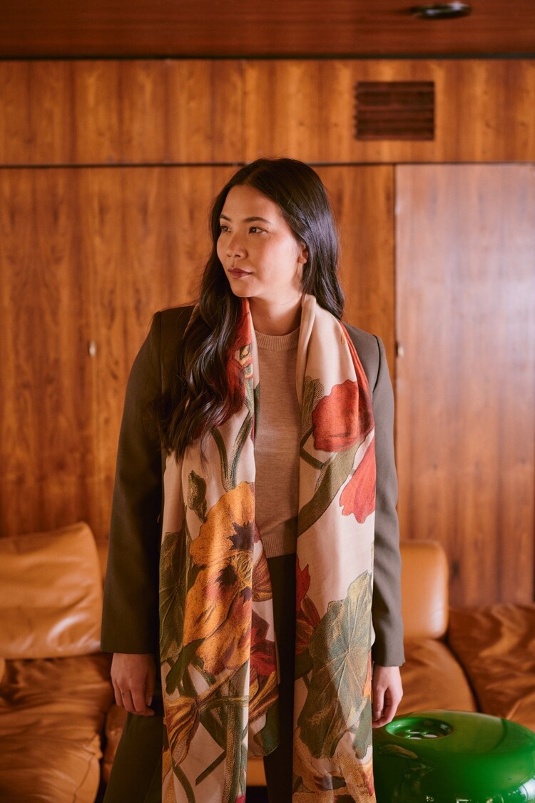 One Hundred Stars Scarf Nasturtium Fawn One Hundred Stars