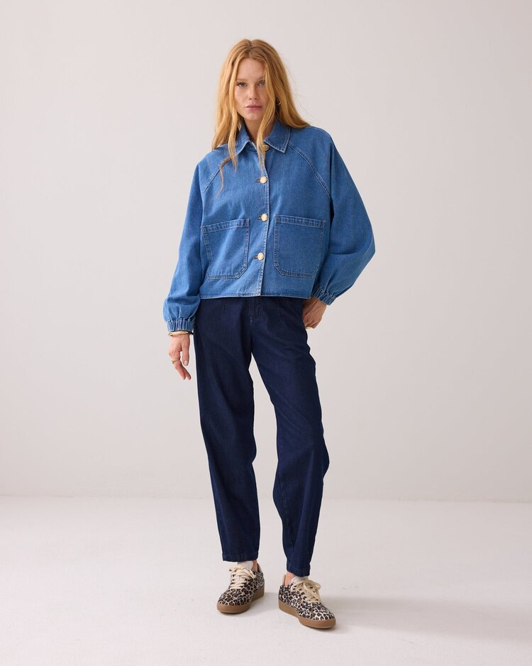 Summum Woman Denim jacket sky twill denim Summum Woman