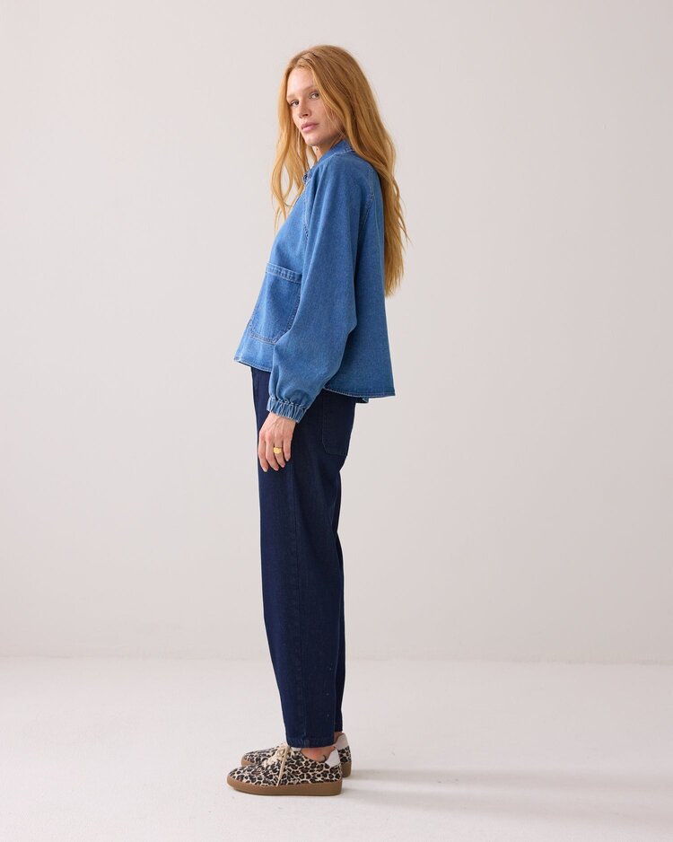 Denim jacket sky twill denim Summum Woman