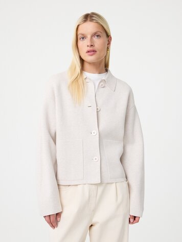 Knit-ted Joy cardigan off white