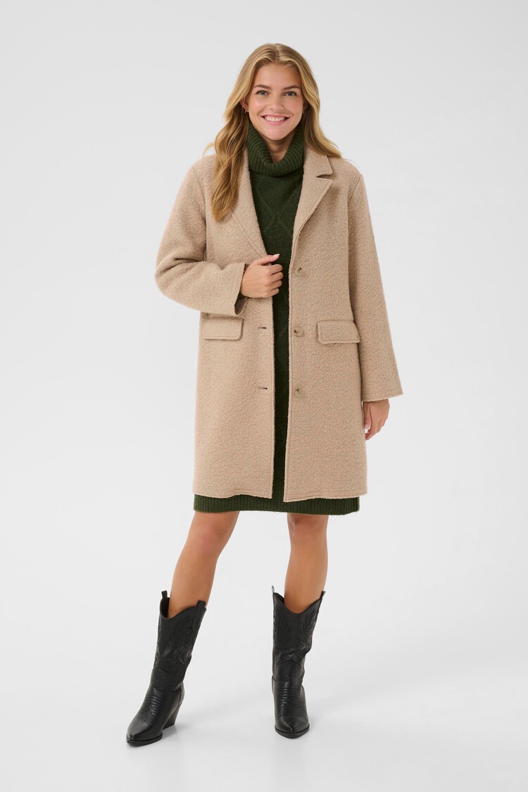 Cream CRCazey long jacket cobblestone Cream