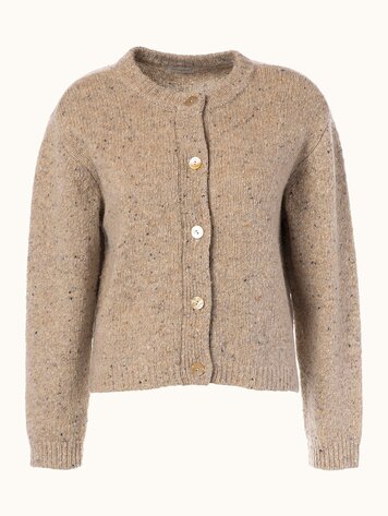 JcSophie Jorian cardigan light brown melange