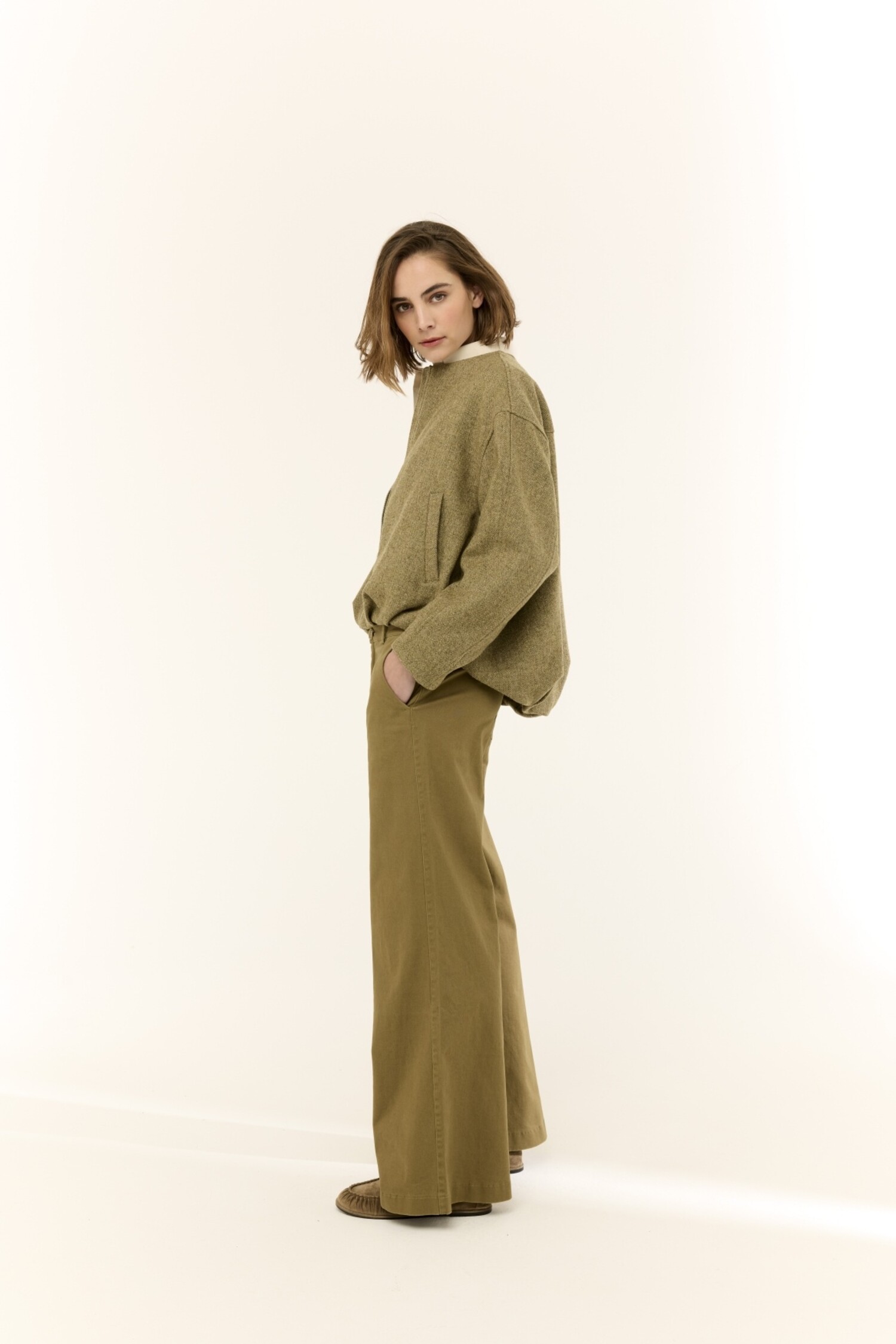 Jeanne jacket olive green JcSophie - Maurits & Mulder