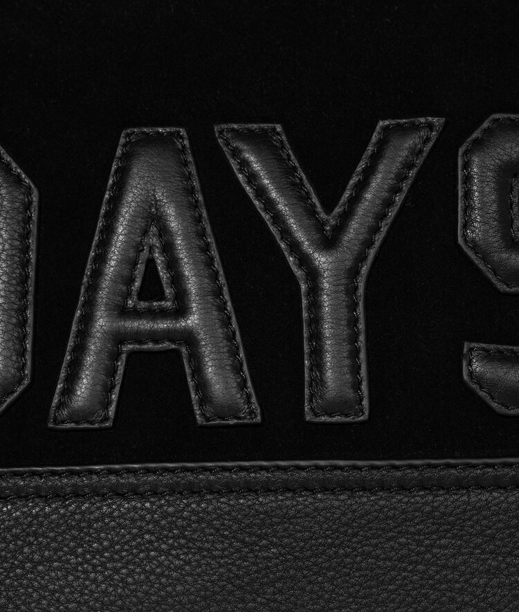 10DAYS Leather double mini pouch black 10Days