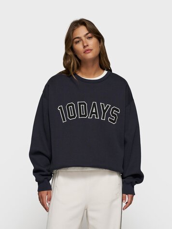 10DAYS Statement sweater dark navy