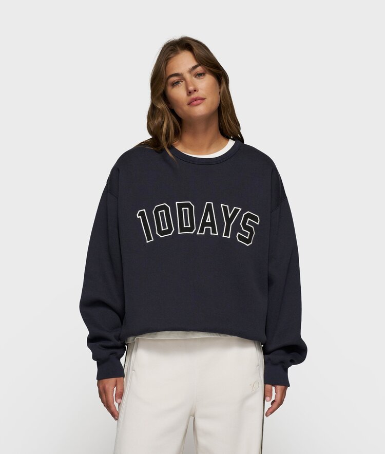 10DAYS Statement sweater dark navy 10Days