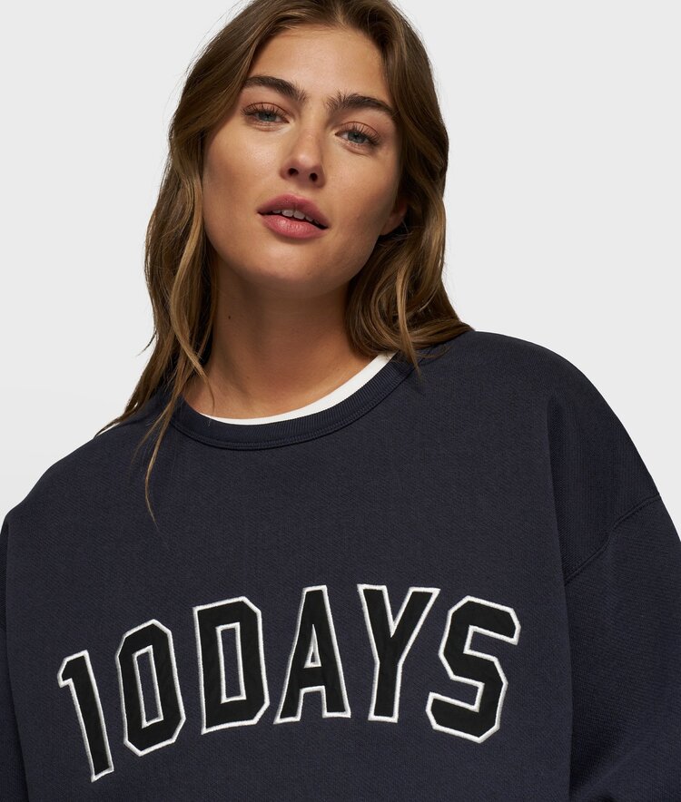 10DAYS Statement sweater dark navy 10Days