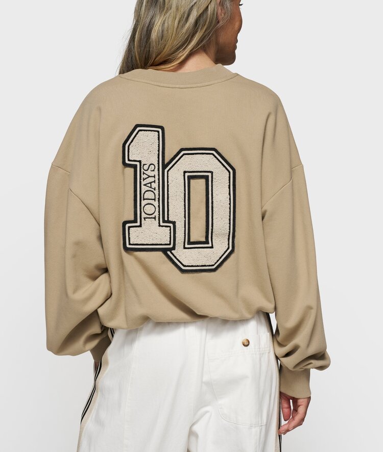 10DAYS Pleated sweater 10 earth 10Days