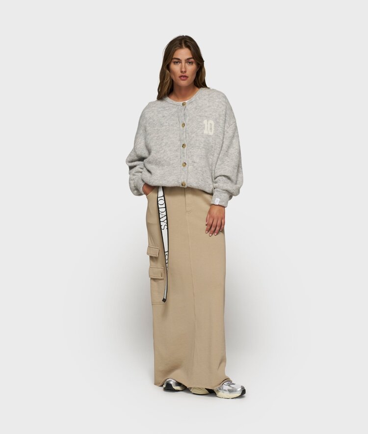 10DAYS Straight skirt pockets earth 10Days