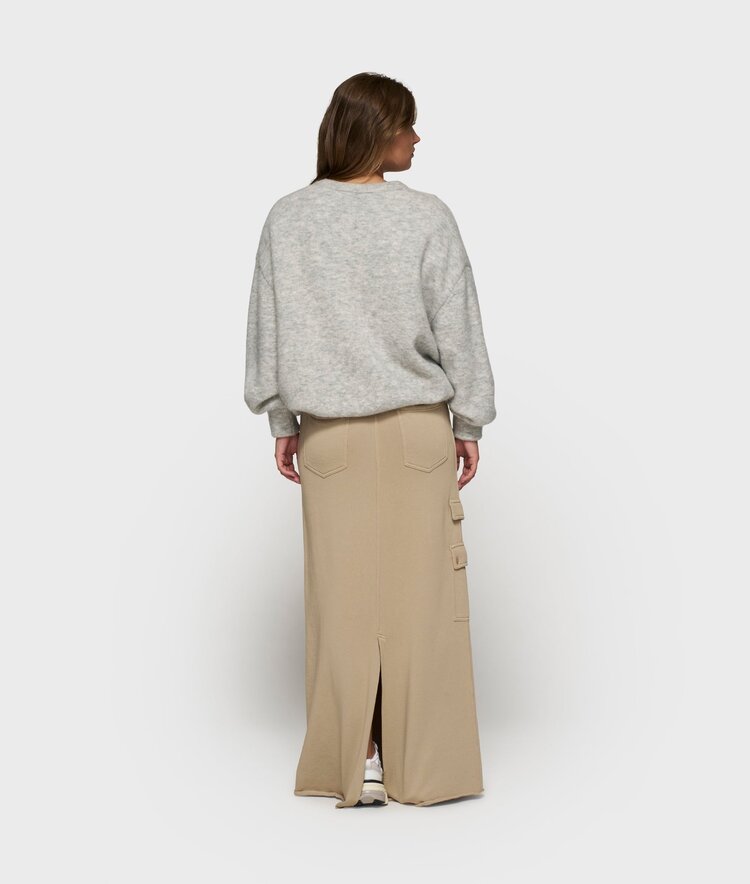 10DAYS Straight skirt pockets earth 10Days