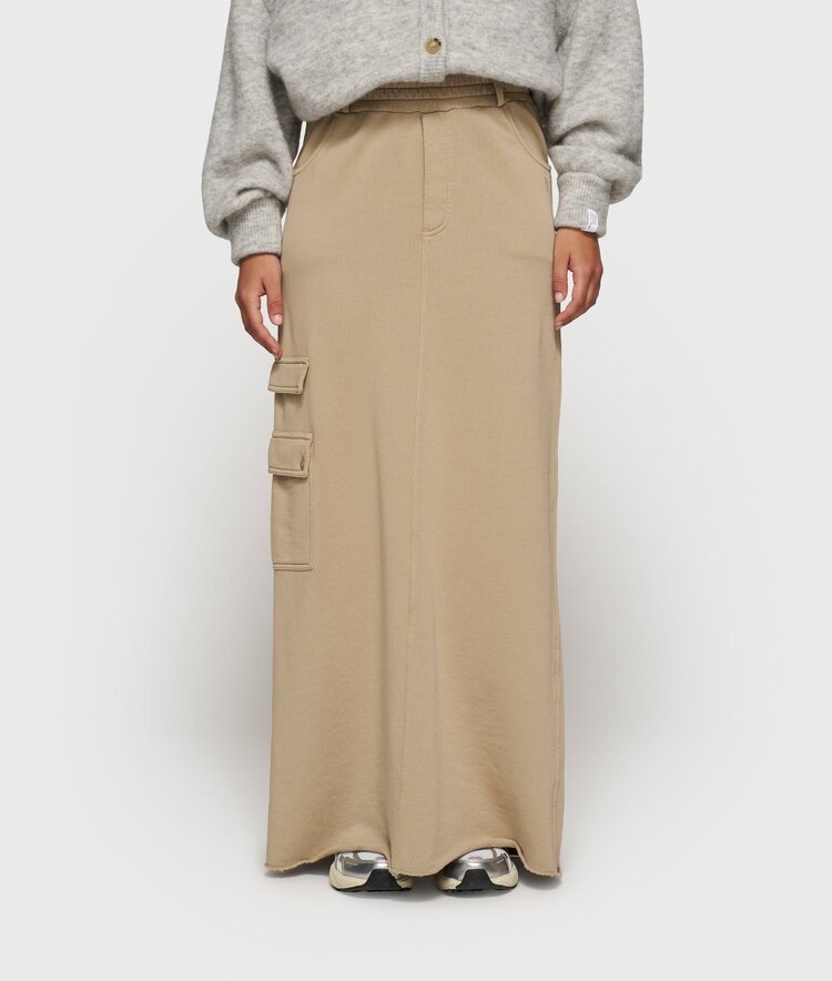 10DAYS Straight skirt pockets earth 10Days