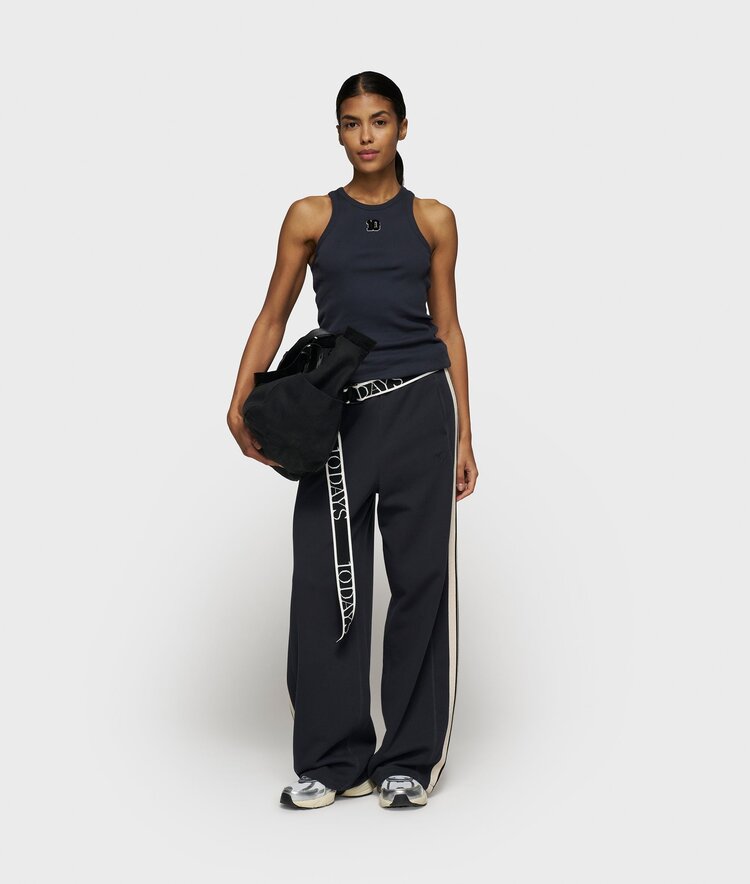 10DAYS Tank top rib terry dark navy 10Days