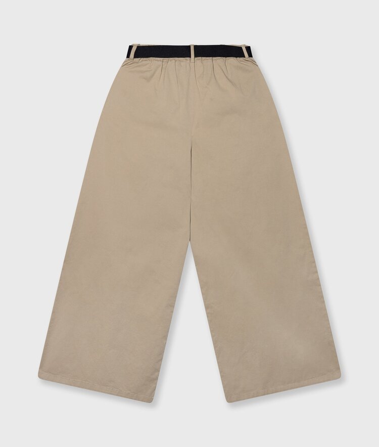 10DAYS Wide pants twill earth 10Days
